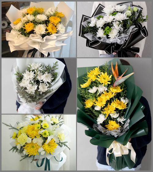 贵州黔西南州贞丰县珉谷镇牛坪村白事花束代送